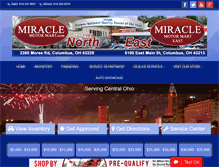 Tablet Screenshot of miraclemotormart.com